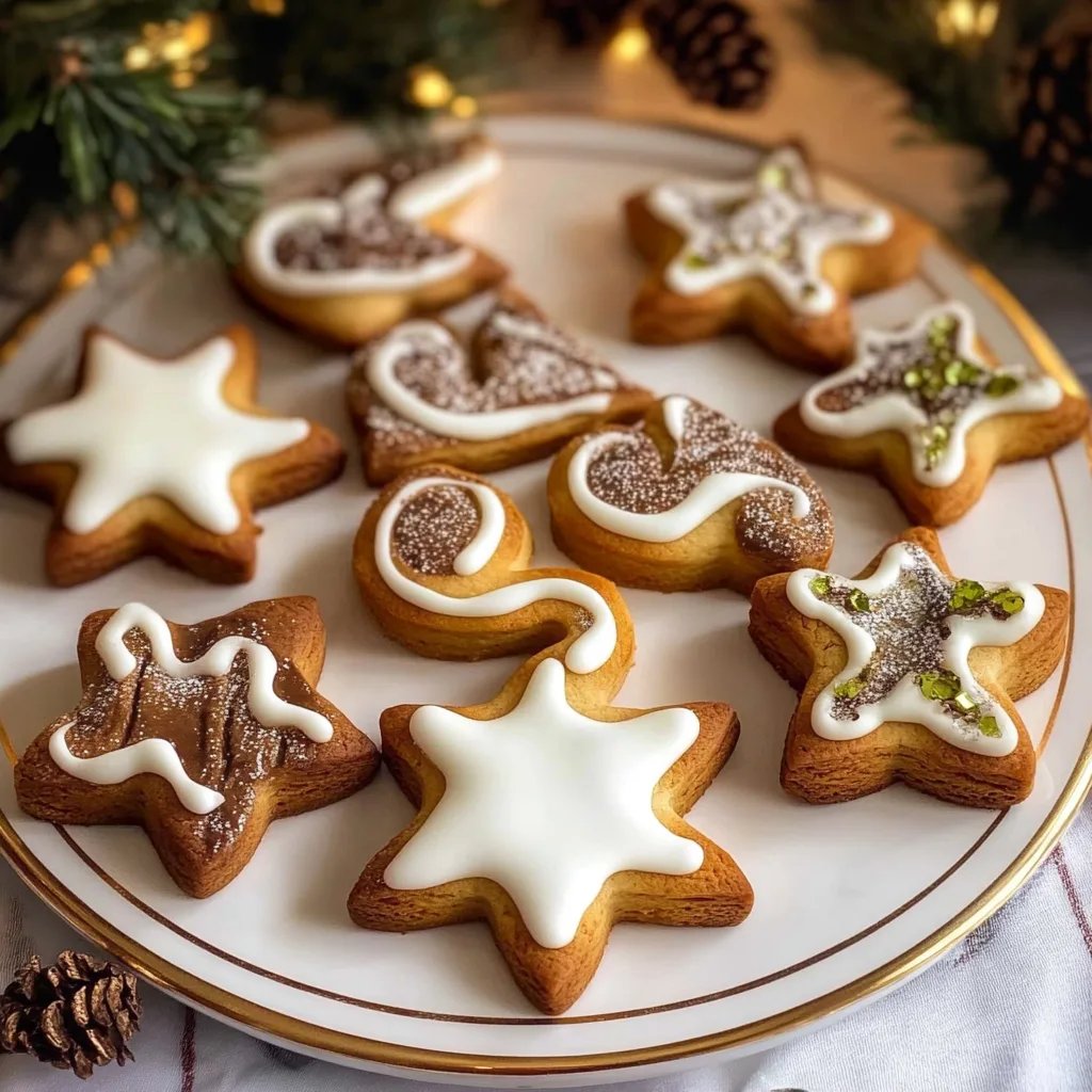 Festliche Blätterteig-Tannenbäume