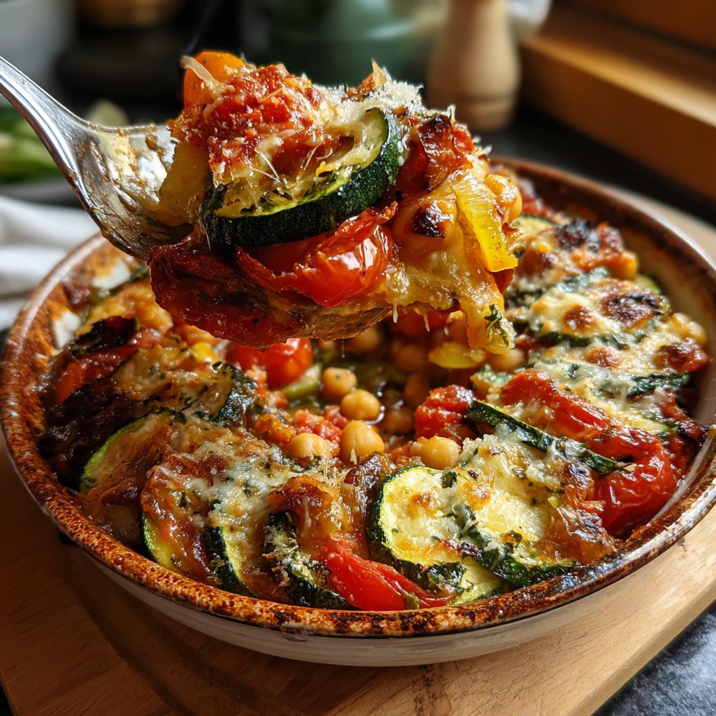 Ratatouille mit Kichererbsen
