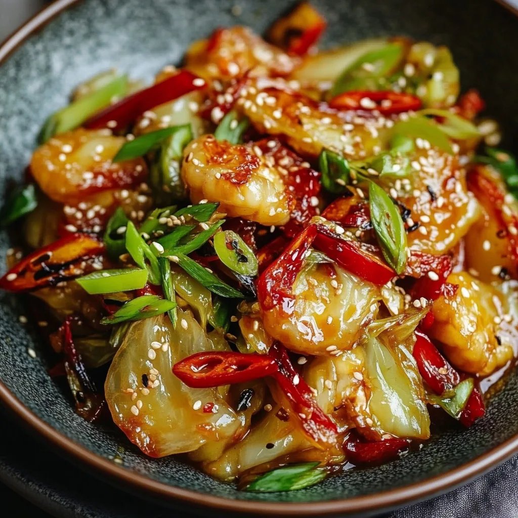 Köstliches Chinakohl-Pfannengericht