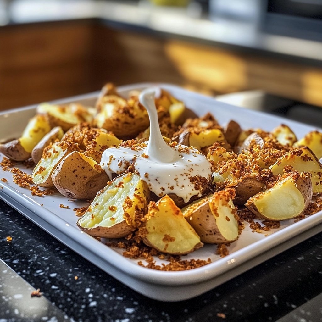 Ofenkartoffeln mit Joghurt-Dip