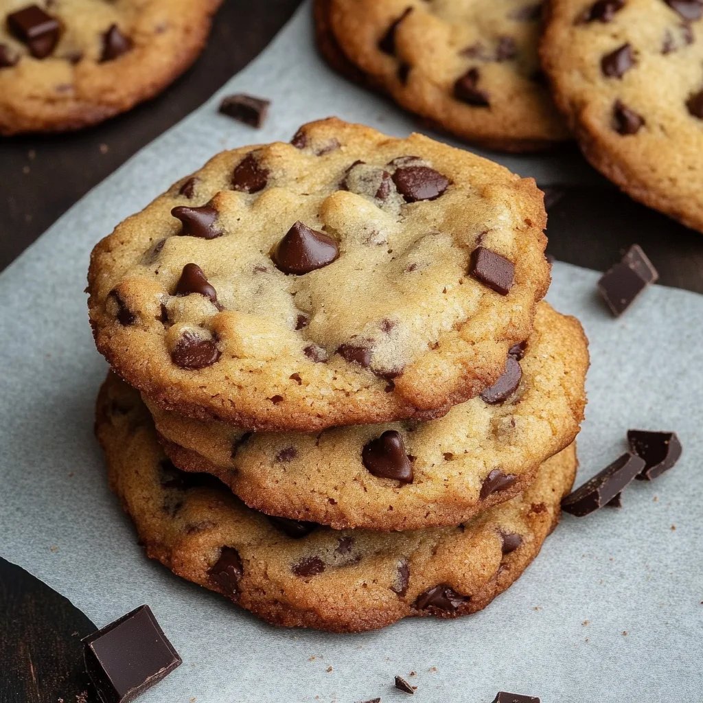 Knusprige Cookies mit Schokostückchen