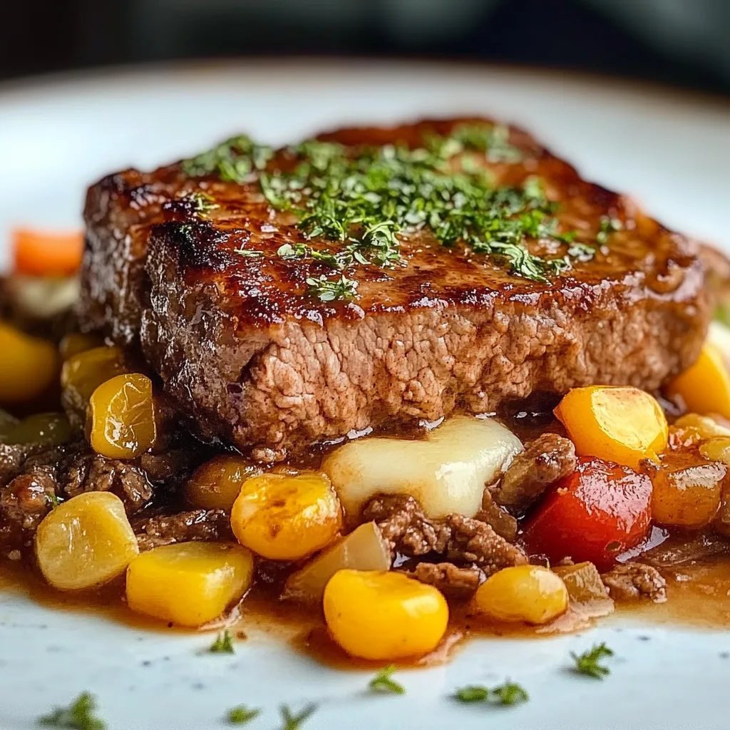 Einfacher Rinderhackfleisch Reisauflauf