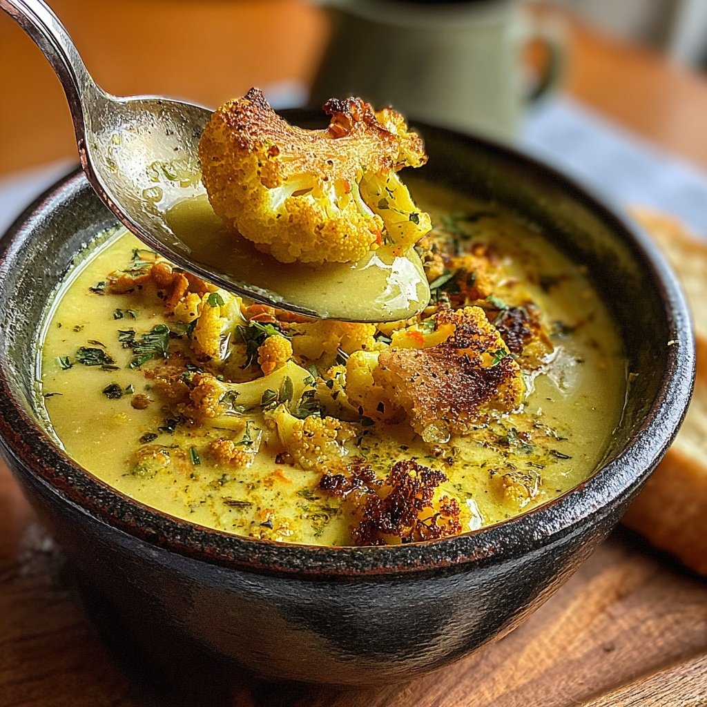 Blumenkohl Suppe Mit Curry