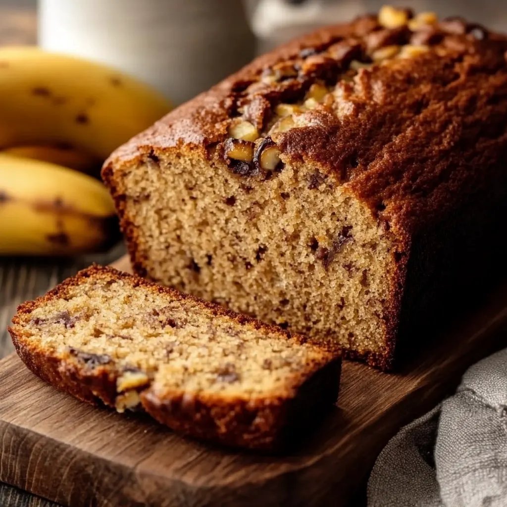 Bananenbrot aus einer Schüssel