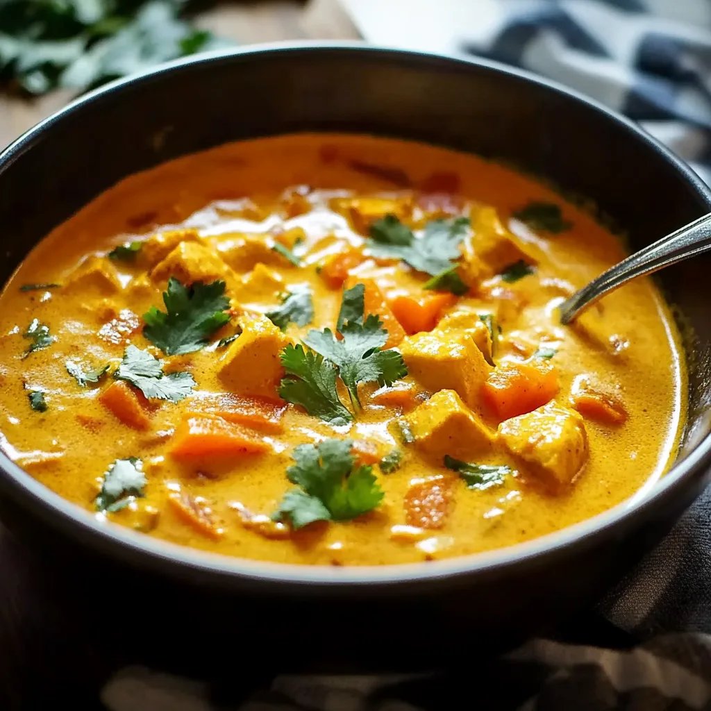 Kürbis-Curry mit Kokosmilch