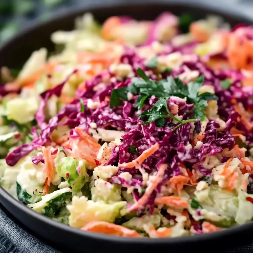 Wintersalat mit Rosenkohl und Möhren