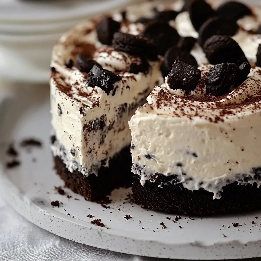 Oreo-Käsekuchen ohne Backen