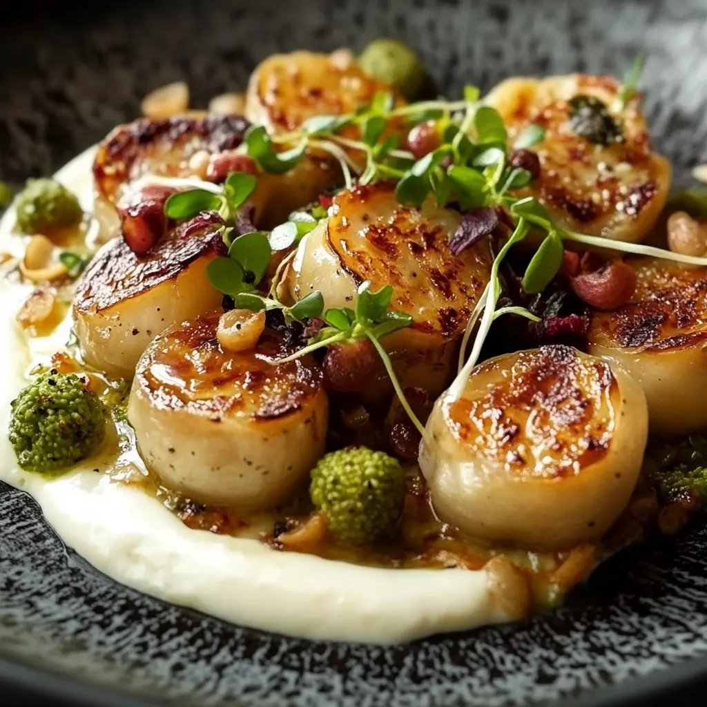 Gebratener Rosenkohl mit Berglinsen