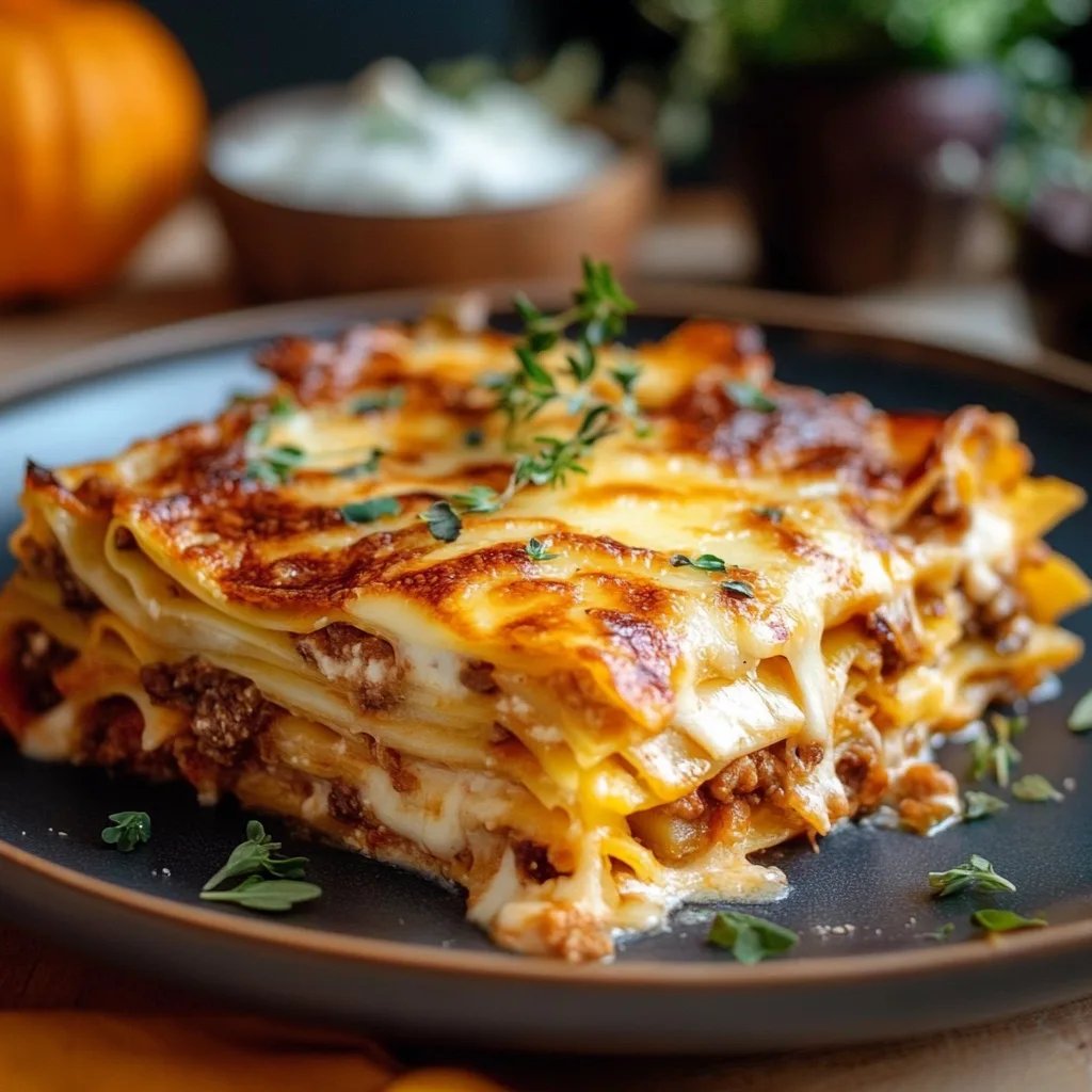 Kürbislasagne